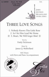 Heart! We Will Forget Him! SSA choral sheet music cover Thumbnail